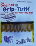 Good Hair Days 3 .. 1/4 Inch Grip-Tuth Shorty .. Comb - Shell