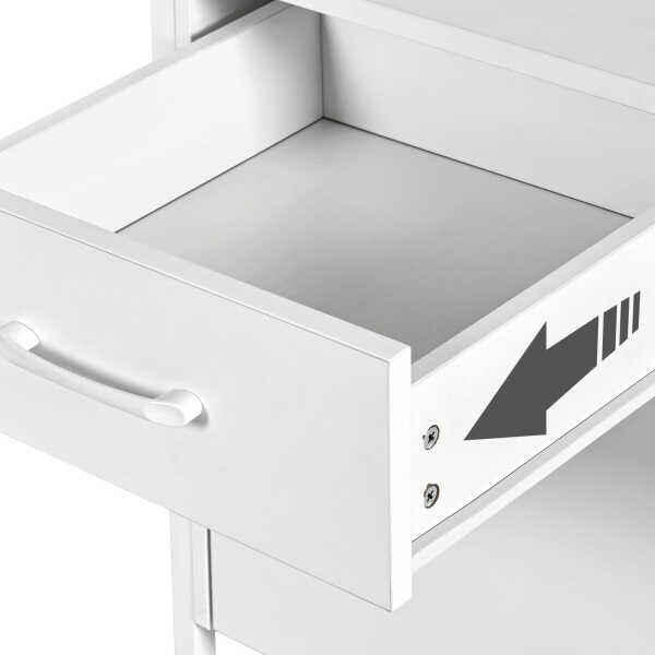 Dextrus 59.1"Computer Desk with Power Outlets & Hutch, Office Desk with Storage Shelves & Drawers with Lock, Gaming Desk with