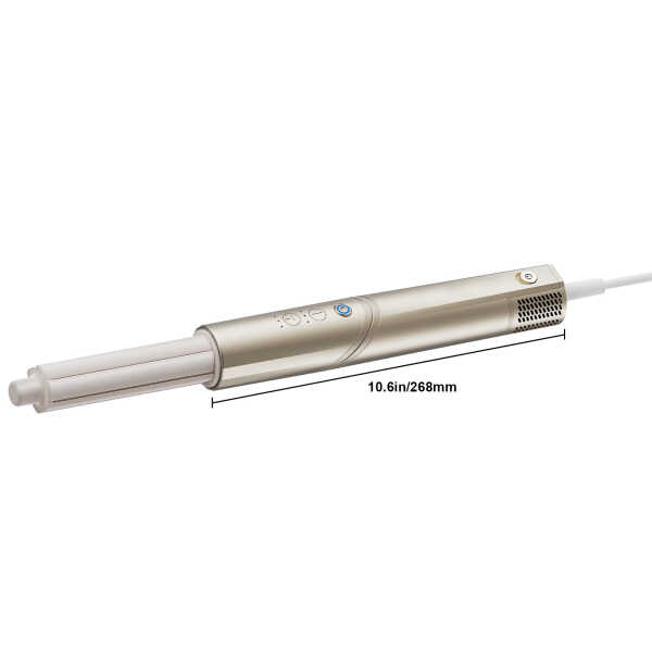 SKYSHALO 8-in-1 Hair Styling Tool, Ceramic 1.25-Inch Wand with 2 Barrels & 2 Brushes, 4 Nozzles for Various Styles, Suitable for