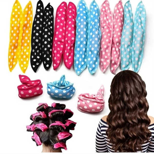 Bosanter 12 Pcs Hair Rollers Magic Night Sleep Foam Hair Curler Rollers DIY Sponge Hair Styling Rollers Tools