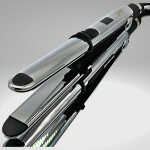 Liselle Beauty Products Salon Magic Pro Flat Iron - Titanium Plates, LCD Display, Adjustable Heat 450&degF
