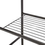Mainstays 3-Shelf Over the Toilet Steel Freestanding Storage Shelf Unit, Silver, Holds up to 30 lb Capacity