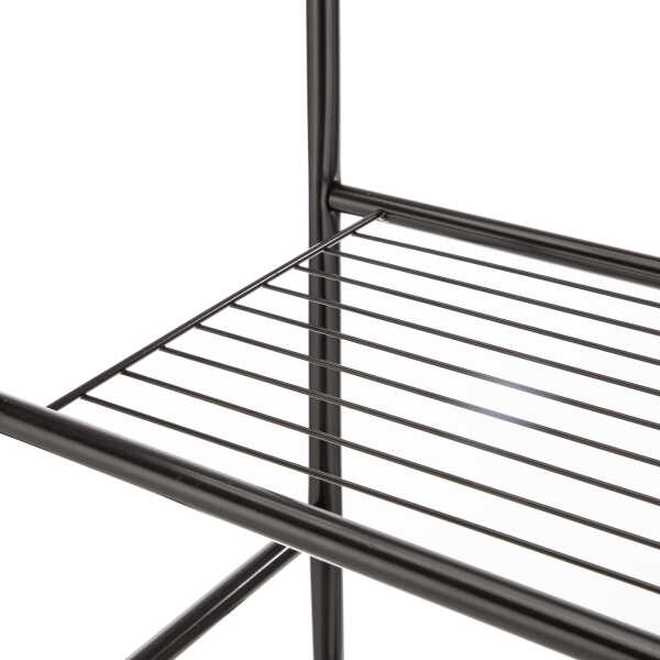 Mainstays 3-Shelf Over the Toilet Steel Freestanding Storage Shelf Unit, Silver, Holds up to 30 lb Capacity