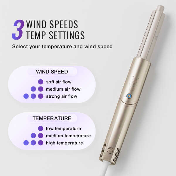 SKYSHALO 8-in-1 Hair Styling Tool, Ceramic 1.25-Inch Wand with 2 Barrels & 2 Brushes, 4 Nozzles for Various Styles, Suitable for