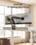 CHITOOMA 63&Prime x 28&Prime Electric Standing Desk with Drawers, Height Adjustable Gaming Desk with Monitor Stand & Storage