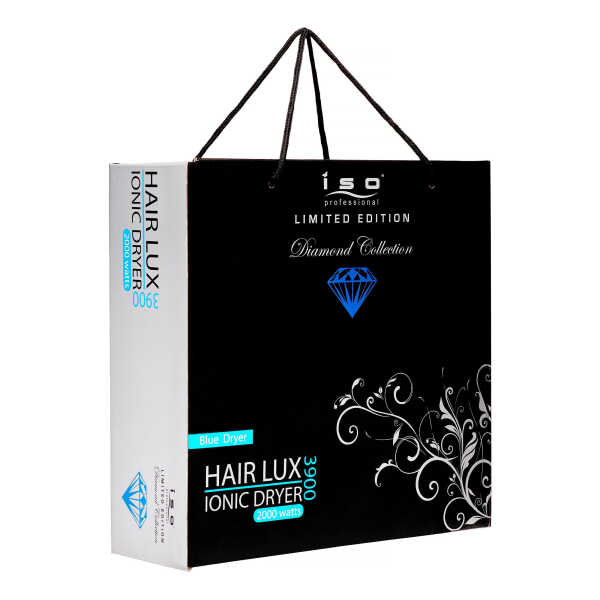 ISO Beauty ISO Diamond Collection Hairlux Hair Dryer, Turquoise