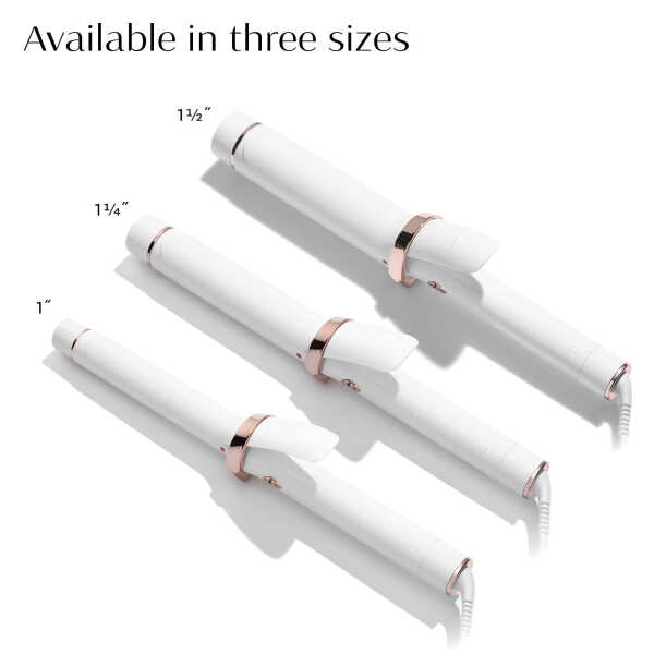 T3 SinglePass Curl X 1.25" Extra-Long Barrel Curling Iron with 9 Heat Settings and Ceramic Barrel for Fast Styling and Lasting