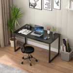 ZenSports 47-inch Home Office Computer Desk Modern Large MDF Study Desk Black