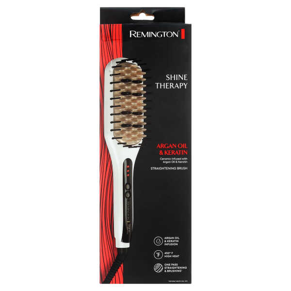 Remington Shine Therapy Heated Straightening Brush