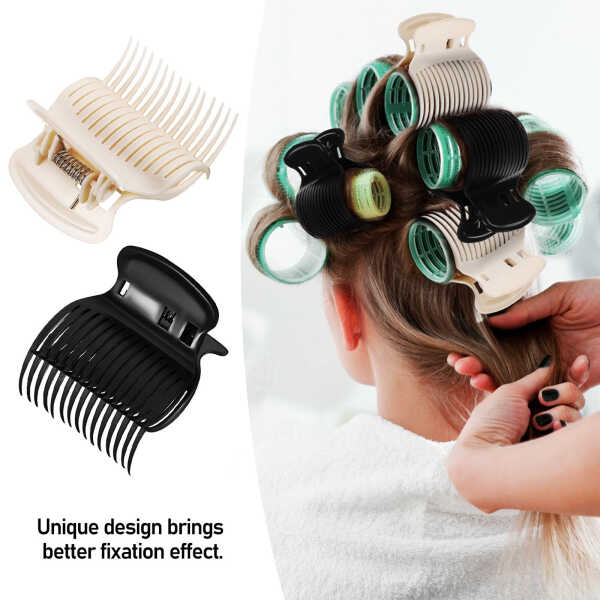 12 Pcs Hot Roller Clips Hair Curler Claw Clips Replacement Roller Clips Styling Tools for Women Girls