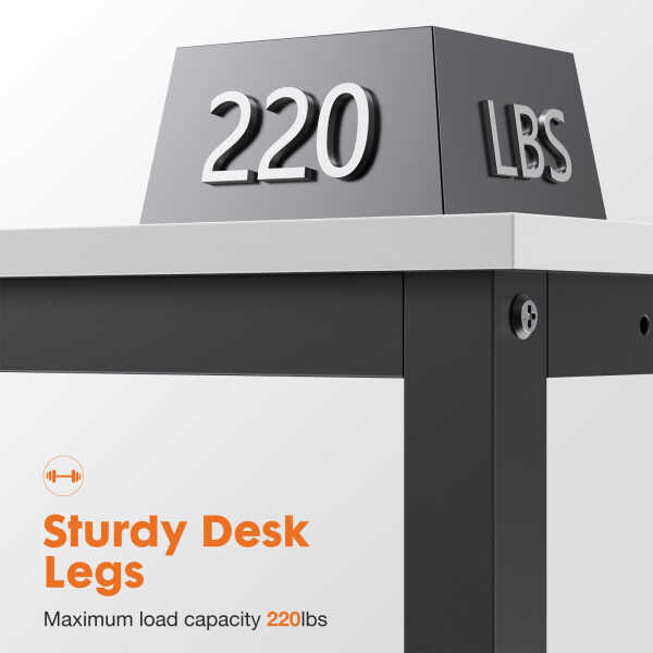 CONCETTA 49 Inch Modern L Shaped Computer Desk with Lower Storage Shelf & Side Bag, Two-Way Convertible Corner Gaming Table for