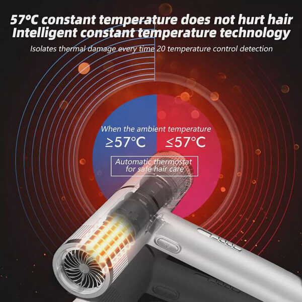 Professional 2500W Ionic Hair Dryer with Diffuser &ndash High-Speed, Lightweight Blow Dryer for Women, Fast Drying, Anti-Frizz &