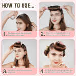 Tivlon Heatless Hair Curls, Heatless Curling Rods, No Heat - No Perm - No Damage to Hair - Overnight Curls Blowout, Heat Free