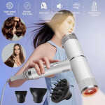 Professional 2500W Ionic Hair Dryer with Diffuser &ndash High-Speed, Lightweight Blow Dryer for Women, Fast Drying, Anti-Frizz &
