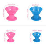 EEEkit 40pcs Magic Hair Rollers, Silicone Curlers Set, 20pcs Large and 20pcs Small, DIY Curling Hairstyle Tools