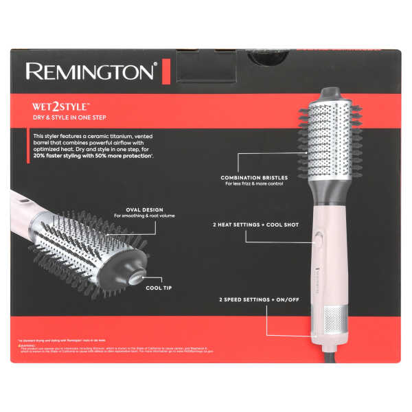 Remington Pro Wet2Style Oval Dryer & Volumizing Brush