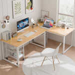 ZenSports 47-inch Home Office Computer Desk Modern Large MDF Study Desk Black