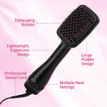 Morfone Hair Dryer and Blow Dryer Brush in One, Hair Dryer and Styler Volumizer with Negative Ion, Hair Styler for Smooth,