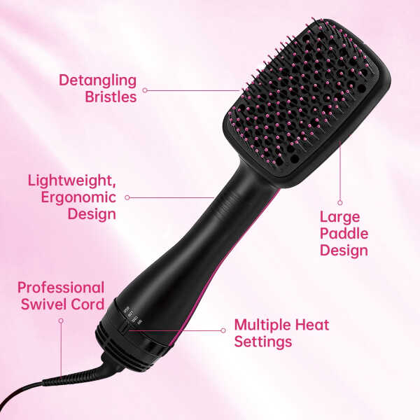 Morfone Hair Dryer and Blow Dryer Brush in One, Hair Dryer and Styler Volumizer with Negative Ion, Hair Styler for Smooth,